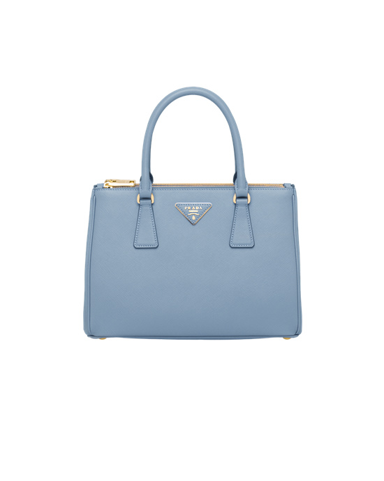 Prada Prada Galleria Saffiano Leather Medium Bag Celeste | 69BUQGDKS
